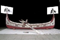 藏品(雕花拼板漁船)的圖片